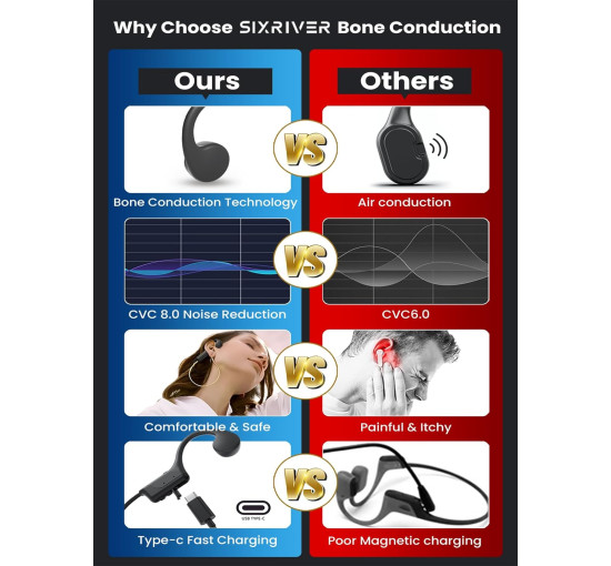 Наушники с костной проводимостью Tadpole HS1 черный (my-18106)