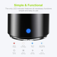 Портативная Bluetooth-колонка EWA A106Pro Super Mini (черный) (my-17152)