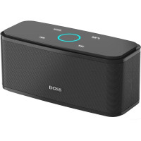 Бездротова Bluetooth-колонка DOSS SoundBox Touch 12 Вт з HD-звуком та басами чорний (my-9034)