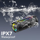 Портативная Bluetooth-колонка Taopodo M10 Pro Max, водонепроницаемость IPX7, мощность 30 Вт, 30 часов воспроизведения, цветная мигающая подсветка (my-17022)