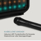 Мобильная акустическая система-динамик, караоке Auna Moving 80.1 LED PA, USB SD BT AUX 10033255 (my-5051)