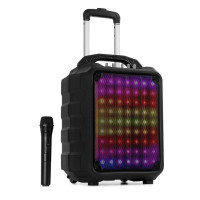 Мобильная акустическая система-динамик, караоке Auna Moving 80.1 LED PA, USB SD BT AUX 10033255 (my-5051)