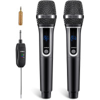 Беспроводной микрофон JAMELO с Bluetooth-приемником для караоке (my-073)