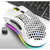 Беспроводная мышь Viper BM600 Белая 1600 dpi RGB с подсветкой (my-3079)