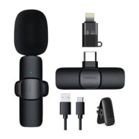 Універсальний бездротовий петличний мікрофон для Android та Iphone Wireless Lavalier Microphone K8 TYPE-C IOS (MY-7068)