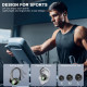 Беспроводные Bluetooth-наушники Kuizil C16-New черные для спорта/тренировок/тренажерного зала/игр (my-1054)