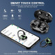 Беспроводные Bluetooth-наушники Kuizil C16-New черные для спорта/тренировок/тренажерного зала/игр (my-1054)