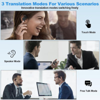 Бездротові навушники-вкладиші з функцією миттєвого перекладу чорні Exsulity xcz012Z (my-18144) Бездротові навушники-вкладиші з функцією миттєвого перекладу чорні Exsulity xcz012Z (my-18144)