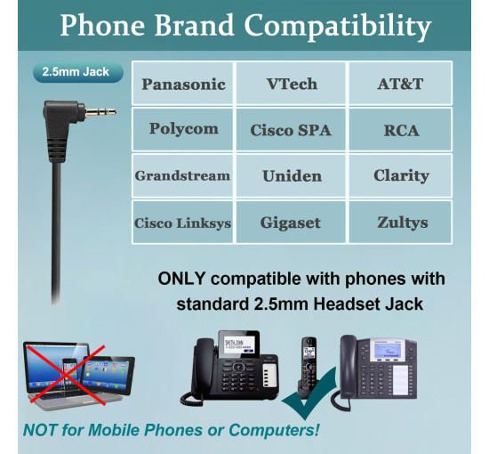 Телефонная гарнитура с микрофоном Callez W500D2 черный (my-18145)