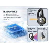 Бездротові навушники сенсорні bluetooth Dacom G86 MFI для занять спортом Black (my-4040)