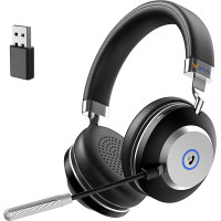 Беспроводная Bluetooth-гарнитура Wantek Dual Ear с микрофоном черный (my-18048) Беспроводная Bluetooth-гарнитура Wantek Dual Ear с микрофоном черный (my-18048)