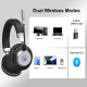 Беспроводная Bluetooth-гарнитура Wantek Dual Ear с микрофоном черный (my-18048) Беспроводная Bluetooth-гарнитура Wantek Dual Ear с микрофоном черный (my-18048)