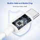 Кабель зарядного пристрою iPhone 15, 2 CyvenSmart 2m 60 Вт до кабелю USB C (my-4243)