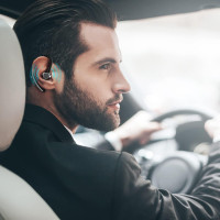 Бездротова Bluetooth-гарнітура CVC6.0 з шумопоглинанням COSMUSIS CO623C чорний (my-4162)
