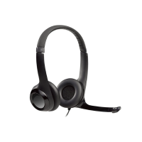 Гарнитура LOGITECH USB Headset H390 black (981-000406) (my-7052)
