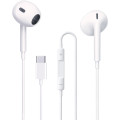 Навушники USB C з мікрофоном та регулятором гучності XINSHIKEJI RJ094 Білий (my-17174)