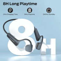Водонепроникні навушники Bluetooth з мікрофоном BUGANI OpenSport B05 чорний (my-9065)