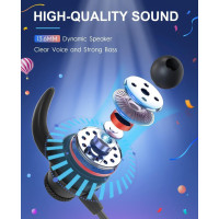 Беспроводные Bluetooth наушники Tecno B1 черные (my-18066)