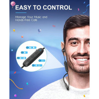 Бездротові Bluetooth навушники Tecno B1 чорні (my-18066)