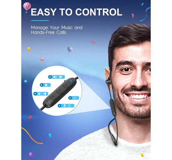 Бездротові Bluetooth навушники Tecno B1 чорні (my-18066)