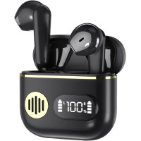 Беспроводные внутриканальные наушники Gankoii YYK-750, стереогарнитура с микрофоном, Bluetooth 5.3, черные (my-9138)