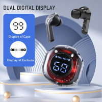 Беспроводные наушники с цифровым дисплеем OOYY EJ-001 (my-9171)