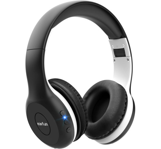 Bluetooth дитячі навушники EarFun K2 з обмеженням гучності чорний (my-14004)