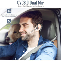 Беспроводная гарнитура с шумоподавлением Conambo K21 CVC 8.0 (my-17010)