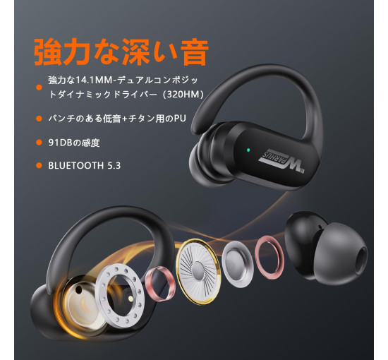 Bluetooth беспроводные наушники QOWRKRQ A5pro Hi-Fi-качество звука (my-18116)