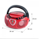 Бумбокс Auna Roadie 10038357 Bluetooth, CD, USB, FM, AUX, червоний (my-5004)