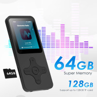 MP3-плеєри Lvcdodvd музичний програвач на 64 ГБ MP3-плеєр та цифровий аудіоплеєр з динаміком Hi-Fi (my-18100) MP3-плеєри Lvcdodvd музичний програвач на 64 ГБ MP3-плеєр та цифровий аудіоплеєр з динаміком Hi-Fi (my-18100)