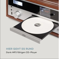 Стереосистема проигрыватель винила Auna Birmingham HiFi 10034090 (my-5104)