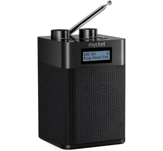 Портативне радіо Mycket Portable DAB+ Radio HS-D001 FM Цифровий радіоприймач, що перезаряджається, з Bluetooth (my-17205)