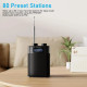 Портативне радіо Mycket Portable DAB+ Radio HS-D001 FM Цифровий радіоприймач, що перезаряджається, з Bluetooth (my-17205)