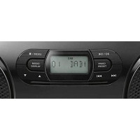 Радиоприемник Philips AZB500 / 12 DAB + CD + FM, динамическое усиление басов, аудиовход 3,5 мм, черный (my-7107) Б/У