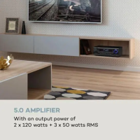 Підсилювач HiFi AMP 3800 BT 5.0 Auna 10034624 Німеччина (my-5010)