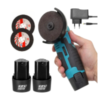 Аккумуляторная болгарка 75 мм + 2 аккумулятора 12V / Мини болгарка (my-11159) Новый Б/У