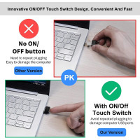 Cooidea USB-переключатель для мыши с сенсорным. (my-11160)