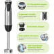 Ручний блендер 2-в-1 з віночком Bonsenkitchen HB3204 1000 Вт 20 швидкостей (my-14045)