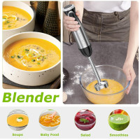 Ручний блендер 2-в-1 з віночком Bonsenkitchen HB3204 1000 Вт 20 швидкостей (my-14045)