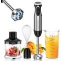 Ручной блендер Bonsenkitchen HB3203 из нержавеющей стали 4 в 1 мощностью 1000 Вт, 20 скоростей черный (my-14029)