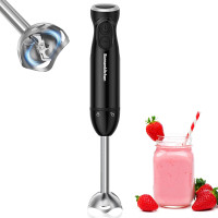 Занурювальний електричний блендер Bonsenkitchen HB3201, 1000 Вт, нержавіюча сталь, мішалка для дитячого харчування, супів, смузі, пюре, соусів, ручний блендер, чорний (my-14096) Занурювальний електричний блендер Bonsenkitchen HB3201, 1000 Вт, нержавіюча сталь, мішалка для дитячого харчування, супів, смузі, пюре, соусів, ручний блендер, чорний (my-14096)