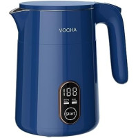 Мини-электрический дорожный чайник 0.4L VOCHA V8873, функция поддержания тепла, светодиодный сенсорный экран (my-2034)