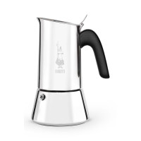Кофеварка гейзерная Bialetti VENUS, на 4 чашки, серебристая (my-0178)