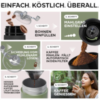 Дорожная кофемашина Joe WOODSMAN Зеленый / Черный (me-14001)