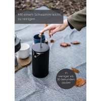 Кавоварка з нержавіючої сталі LAMBDA COFFEE® об'ємом 600 мл на 3 чашки (my-12083)