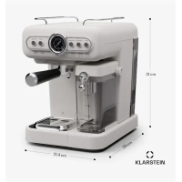 Эспрессо кофе-машина Klarstein Espressionata Evo 10045426 1350 Вт (my-5091) есть дефект