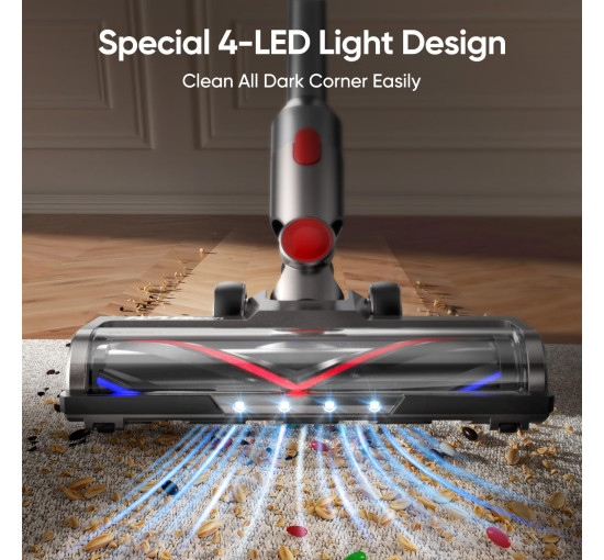 Насадка-щетка FLYLINKTECH H002 для пылесоса Dyson V7 V8 V10 V11 V15 (my-18146)