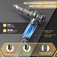 Ручний пилосос із безщітковим двигуном NVKHG темно-сірий (my-18123) Ручний пилосос із безщітковим двигуном NVKHG темно-сірий (my-18123)