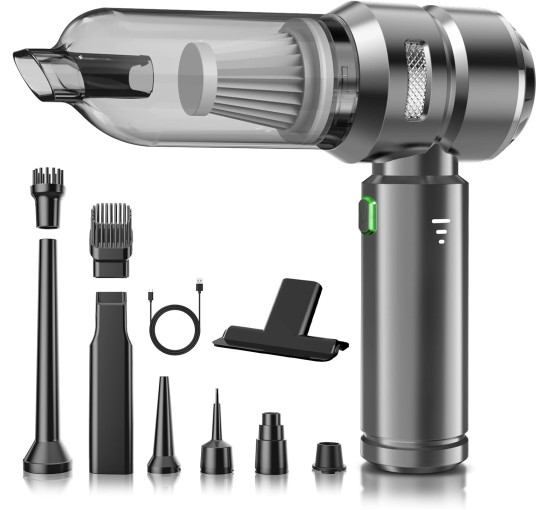 Ручной пылесос с бесщёточным двигателем NVKHG тёмно-серый (my-18123) Ручной пылесос с бесщёточным двигателем NVKHG тёмно-серый (my-18123)